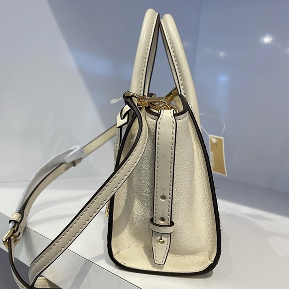 Avril Extra-Small Cheetah Print Calf Hair and Leather Satchel LT CRM MULTI - Picture 12 of 16